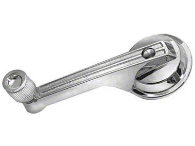 OPR Door Window Crank; Chrome (65-67 Mustang)