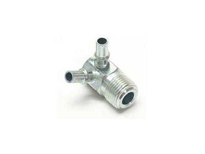 Intake Manifold Vacuum Fitting, 2-Port, 1965-1973