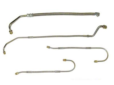 1965-1974 Corvette Power Steering Stainless Steel Hose Kit, Big Block