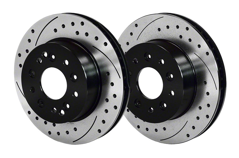 Ecklers Promatrix Drilled and Slotted Rotors; Front and Rear (65