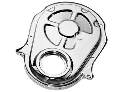 1965-1990 Chrome Big Block Timing Chain Cover w/Oil Seal