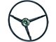 1965 Mustang 3-Spoke Steering Wheel for Cars with Alternator, Dark Blue