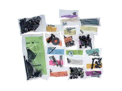 1965 Mustang Engine Hardware Master Kit, 289 Hi-Po V8 with Aluminum Water Pump and Alternator