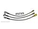 1966-1967 Buick Skylark / GS Stainless Flex Brake Hose Kit, Front Disc 4 Piston Calipers / Rear Drum, 8pc