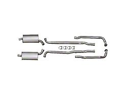 1966-1967 Corvette Exhaust System Small Block 300hp And 350hp Aluminized 2-1/2 With Manual Transmission