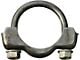 1966-1968 Ford Pickup Truck Exhaust Clamps - 2 - With Cadmium Nuts