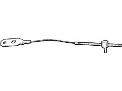 OPR 1966-1968 Mustang C4 Automatic Transmission Kick Down Cable, 6-Cylinder and 289/302 V8