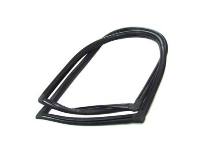 1966-1977 Ford Bronco, Left Quarter Window Seal, With Trim Groove