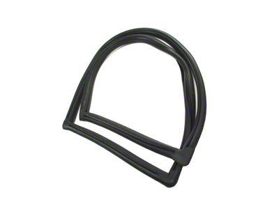 1966-1977 Ford Bronco, Right Quarter Window Seal, With Trim Groove