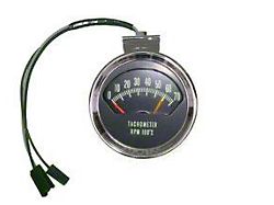 1966 Chevelle Tachometer, 5200 RPM Red Line