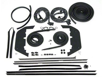 1966 Chevy Impala 2-Door Hardtop Weatherstrip Kit (Impala Sports Coupe, Two-Door)