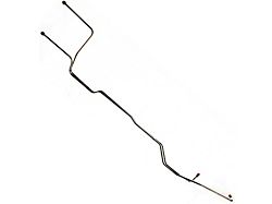 1966 Mustang OEM Steel C4 Transmission Cooler Line Set, 200 6-Cylinder (C4 Trans/200ci 6-Cylinder)