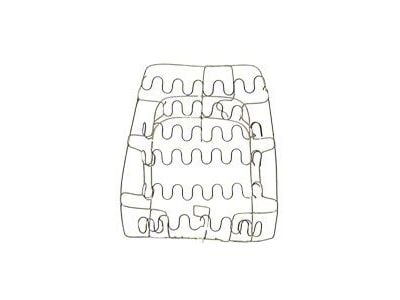 Seat Back Spring Assy, 1 , 67-68