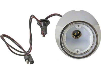 OPR 1967-1968 Mustang Back Up Light Body and Socket, Left