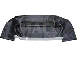 1967-1968 Mustang Convertible Top Well Liner, Black Vinyl