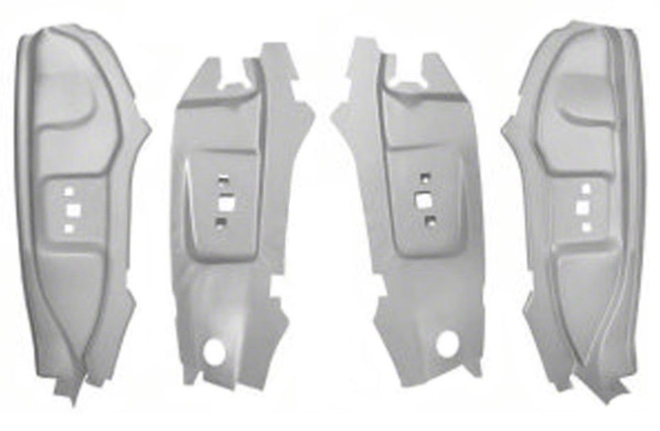 Ecklers B Pillars / 4 Pcs / 67-68 Mustang