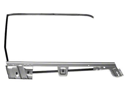 1967-1968 Mustang Hardtop Door Glass Frame Kit, Right