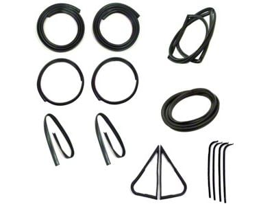 1967-1970 Ford Truck, Complete Body Weatherstrip Seal Kit With Trim Groove