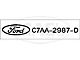 1967-1970 Mustang Air Conditioning Clutch Decal