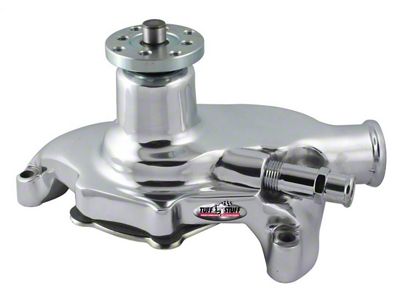 1967-1971 Chevrolet Camaro Platinum SuperCool Water Pump; 5.625 in. Hub Height; 5/8 in. Pilot; Short; Aluminum Casting; Chrome; 1394NA