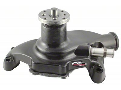 1967-1971 Chevrolet Camaro Platinum SuperCool Water Pump; 5.625 in. Hub Height; 5/8 in. Pilot; Short; Flat Smooth Top And No Top Threaded Water Port; Black; 1353NC