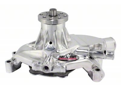 1967-1971 Chevrolet Camaro Platinum Water Pump; 5.625 in. Hub Height; 5/8 in. Pilot; Standard Flow; 3/8 in.-16 Threaded Hole; Threaded Water Port; Polished; 1635EB