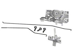 Door Latch W/Relay And Rods, LH 67-71