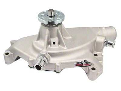 1967-1972 Chevrolet Camaro Platinum SuperCool Water Pump; 5.750in. HubHeight; 5/8in. Pilot; Short; ReverseRotation; 2 ThreadedWaterPorts; Alum Casting; Factory Cast PLUS+; Custom Serpentine Systems Only; 1495ACREV