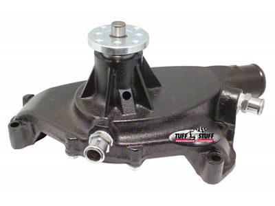 1967-1972 Chevrolet Camaro SuperCool Water Pump; 5.750 in. Hub Height; 5/8 in. Pilot; Short; 2 Threaded Water Ports; Black; 1494NC