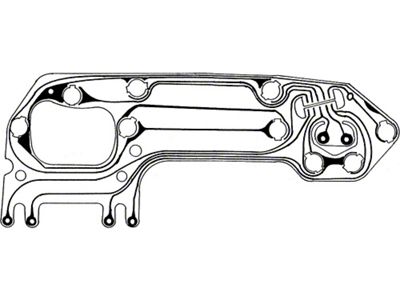 1967-1972 Chevy-GMC Truck Dash Board Printed Circuit, With Gauges And Without Tachometer