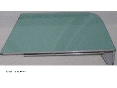 1967-1972 Chevy-GMC Truck Door Glass Installed In Channel-Grey Tinted Glass, Right