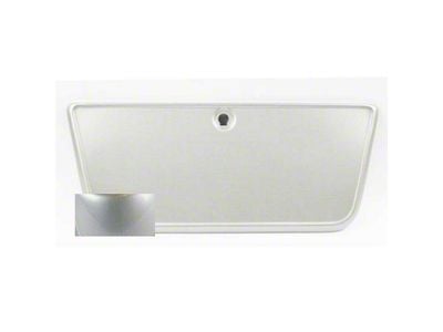 1967-1972 Chevy-GMC Truck Glove Box Door Cover, Brushed Aluminum Finish