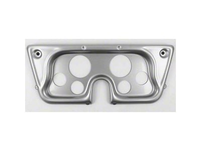 1967-1972 Chevy-GMC Truck Instrument Panel, Six Hole Without Gauges, Brushed Aluminum Finish