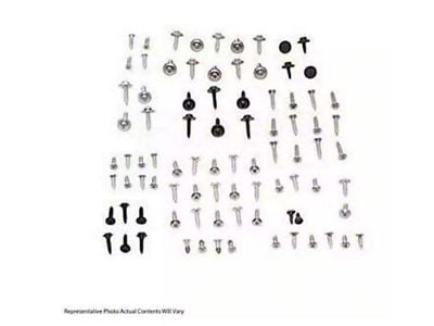 1967-1972 Chevy-GMC Truck Interior Screw Kit, Stainless Steel