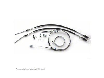 1967-1972 Chevy-GMC Truck Parking Brake Cable Set, TH400, Half Ton 2WD Shortbed With Leaf Springs, Stainless Steel