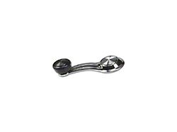 Window Crank Handle with Black Knob; Chrome (75-79 Corvette C3)