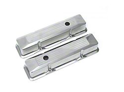 1967-1986 Camaro Polished Aluminum Valve Covers, Tall, Small Block