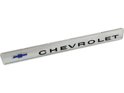 1967-68 Chevy Truck Glove Box Door Emblem Chevrolet With Bowtie Emblem