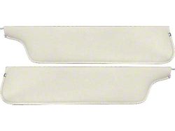 1967-69 Ford Pickup Sun Visors, New Style, White Crater Grain Vinyl