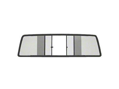 Sliding Rear Window Dk Gray Solar Tinted Glass 67-72