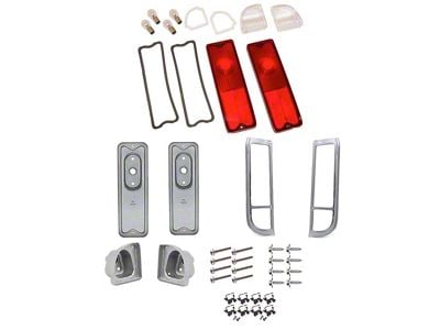 1967-72 Chevy Truck Taillight And Back-Up Light Kit Fleet Side