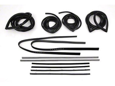 1967-72 Chevy Truck Weatherstrip Kit Standard Without Chrome