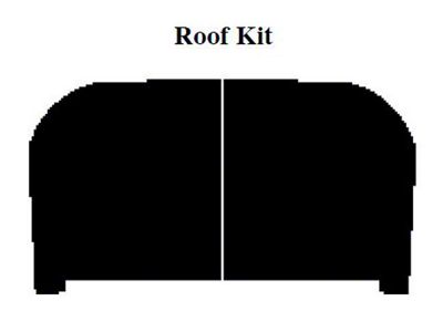 1967-72 Ford Pickup AcoustiSHIELD, Roof Insulation Kit