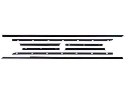 1967 Belt Weatherstrip Kit - Doors & Rear Quarter Windows - 8 Pieces - Ford & Mercury