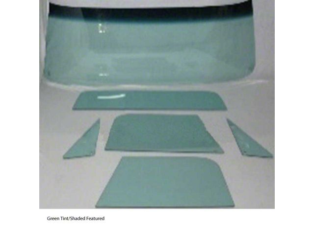 1967 Chevy-GMC Truck Glass Kit, Small Back Glass-Grey With Shade Band