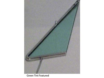 1967 Chevy-GMC Truck Vent Window With Frame, Green Tint-Right