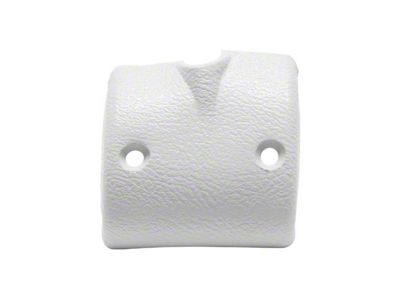 1967 Corvette Rear View Mirror Bracket Cover, White, Sold as Each