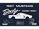 1967 Mustang Body Assembly Manual, 92 Pages