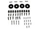 1967 Mustang Deluxe Interior Seat Side Shield Hardware Kit, 48 Pieces