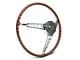 OPR 1967 Mustang Deluxe Pony Interior 3-Spoke Simulated Woodgrain Steering Wheel